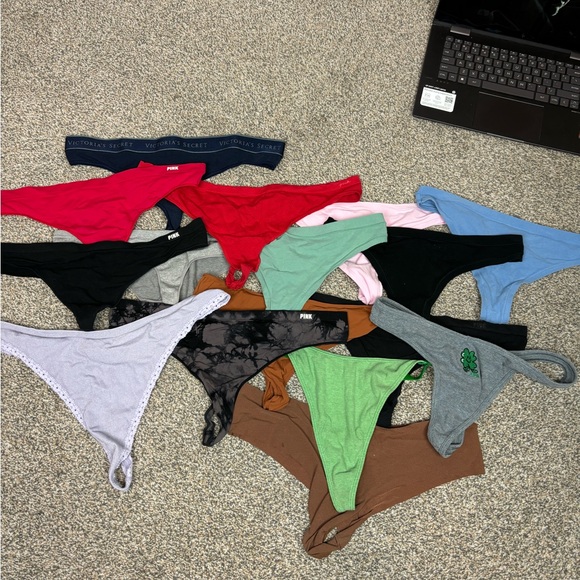 Lot of 16 pairs of womens thongs